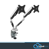 Dual Monitor Arm with Dual USB Ports