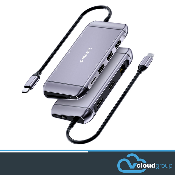 mbeat® Elite X11 Dual HDMI USB-C Multifunction Docking Station