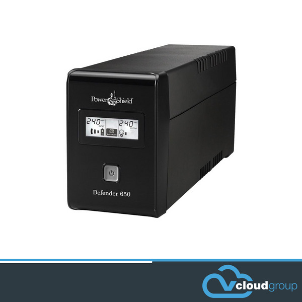 PowerShield Defender 650VA / 390W Line Interactive UPS with AVR
