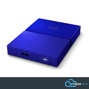 Western Digital My Passport 1TB Portable Hard Drive (Blue)