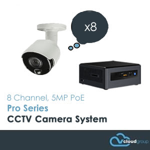 8 Channel, 5MP, Pro Series CCTV Camera System