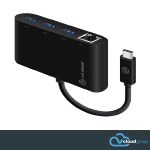 ALOGIC USB-C to Gigabit Ethernet & USB 3. 0 SuperSpeed 3 Port USB Hub