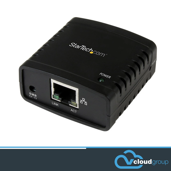 Startech 10/100Mbps Ethernet to USB 2.0 Network LPR Print Server