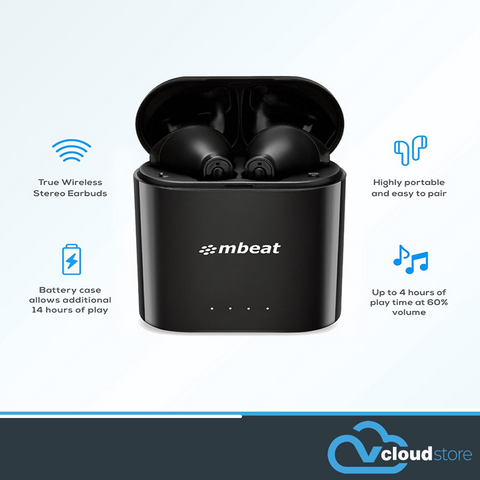 mbeat® E1 True Wireless Earbuds