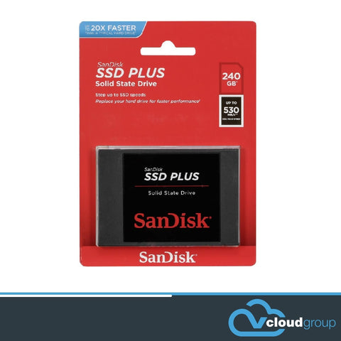 SanDisk, SSD, PLUS, 240GB, 2.5"