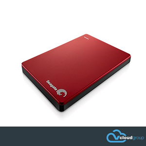 Seagate 1Tb Backup Slim Plus Portable 2.5" Hard Drive (Red)